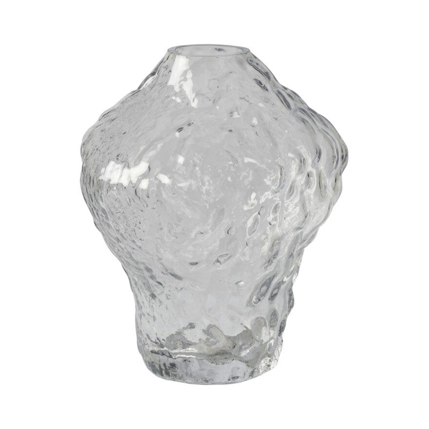 STORM Vase H18 cm i Klar