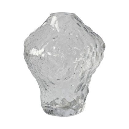 STORM Vase H18 cm i Klar