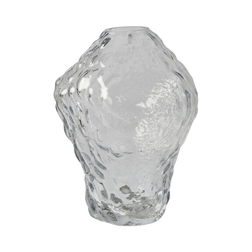 STORM Vase H18 cm i Klar