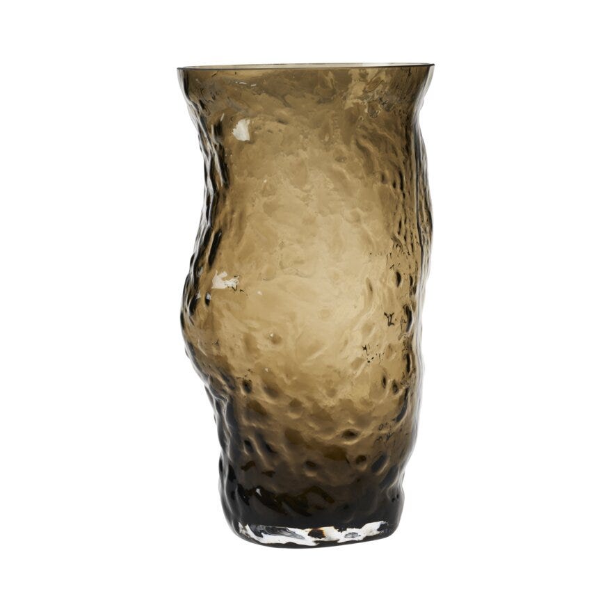Sindig STORM Vase H28 cm i Brun