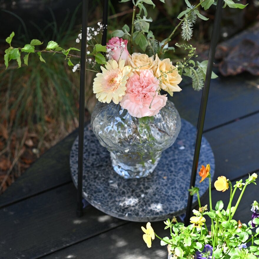 STORM Vase H18 cm i Klar