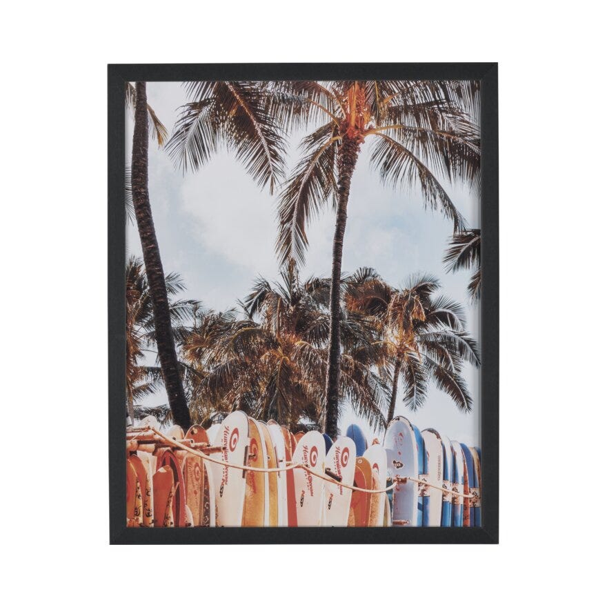 SUMMERTIME Poster 40x50 cm i Gul