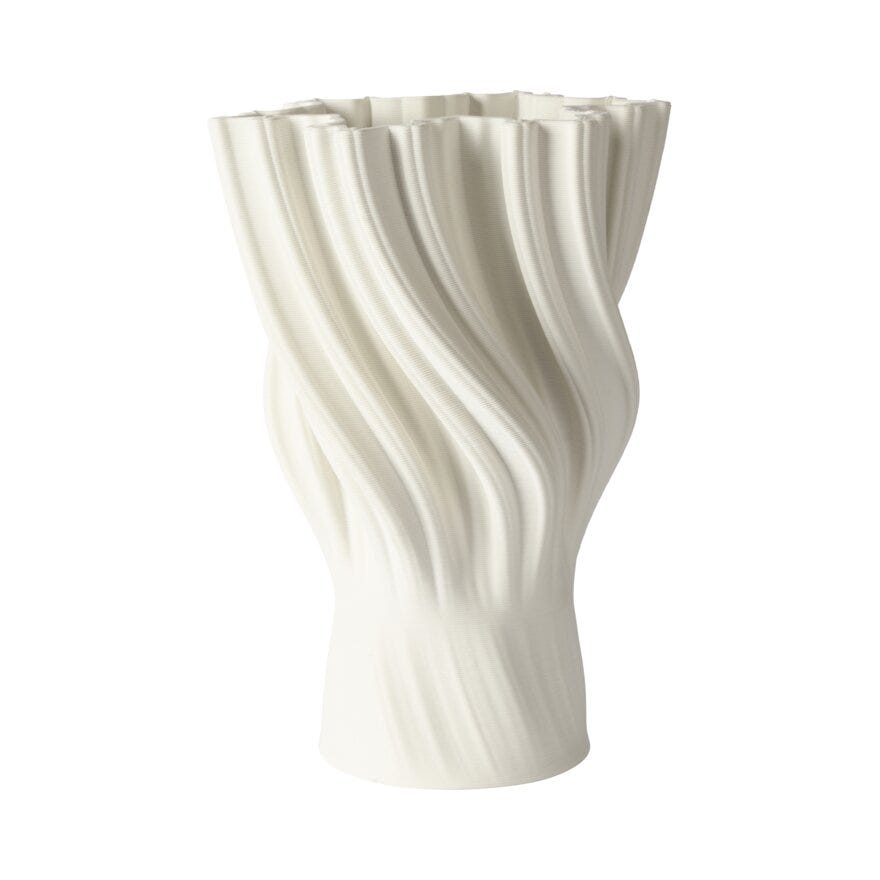 Sindig TAMA Vase H30.5 cm i Hvit