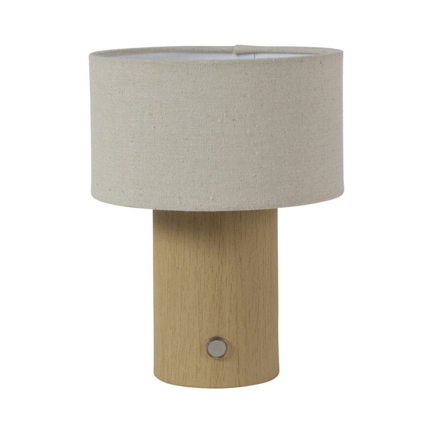 Sindig TILLER Bordlampe oppladbar H23.5 cm i Beige/natur