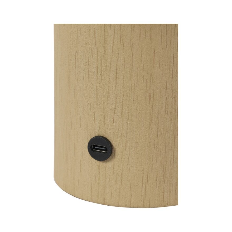 Sindig TILLER Bordlampe oppladbar H23.5 cm i Beige/natur