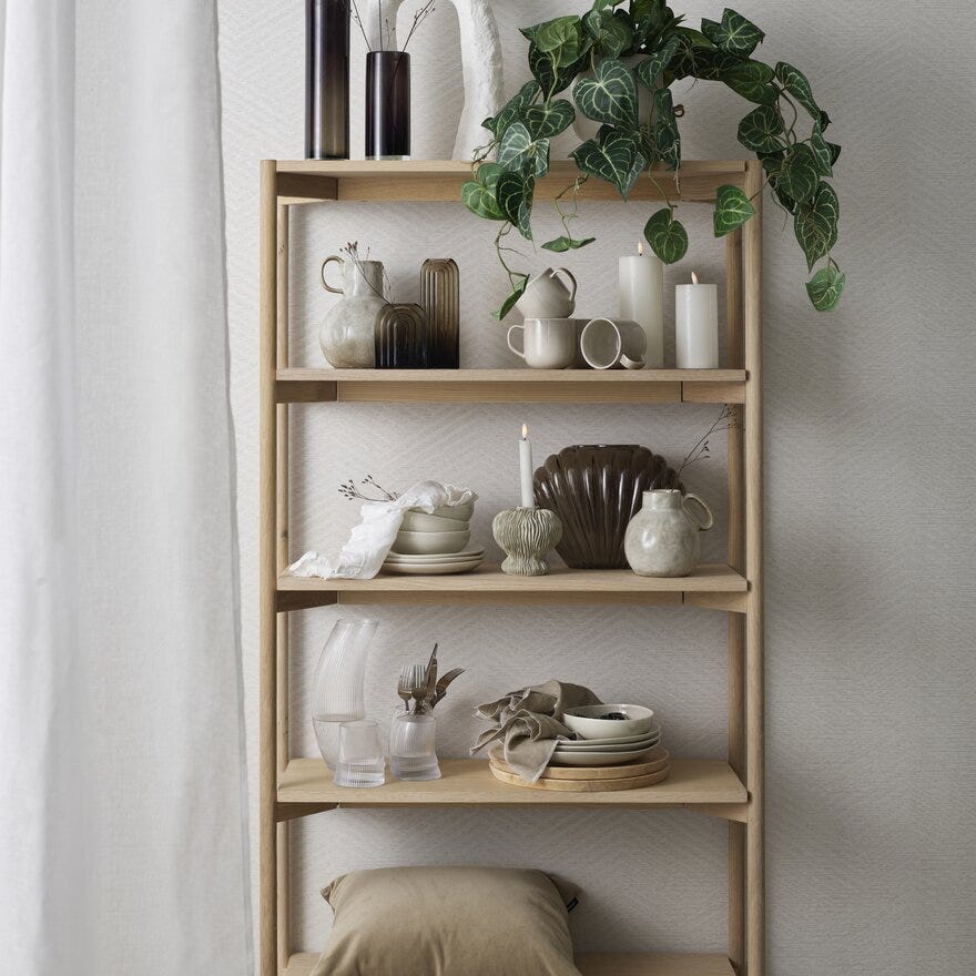 Sindig TILTS Vase H52 cm i Hvit