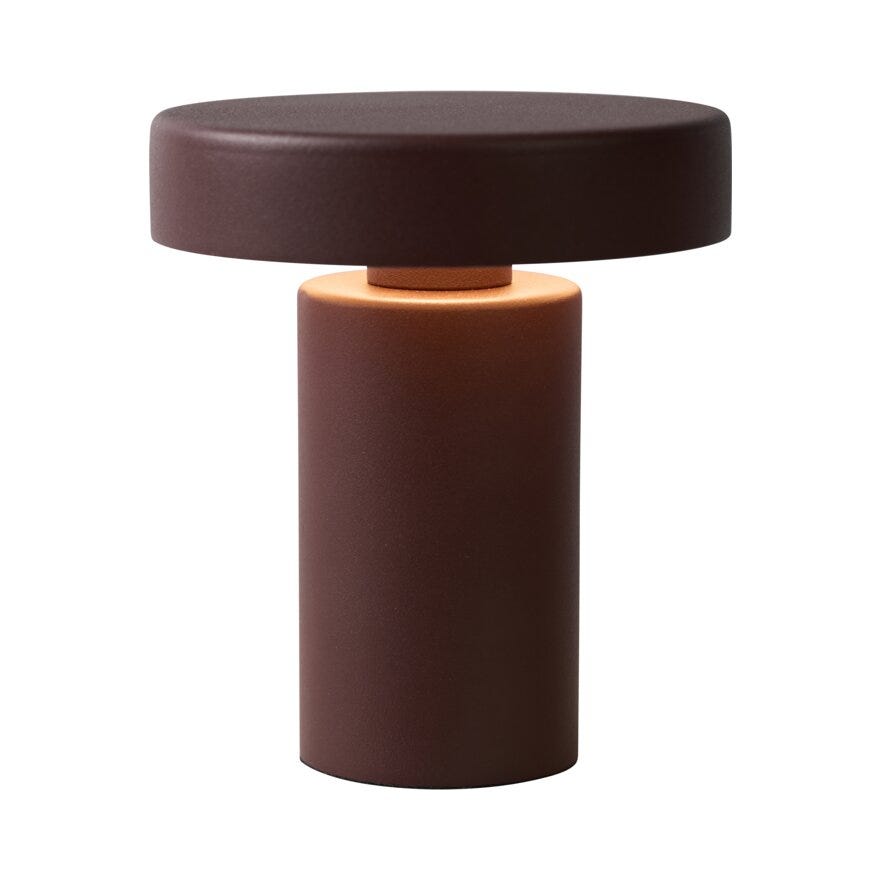 Sindig TIM Bordlampe oppladbar H13.5 cm i Rød