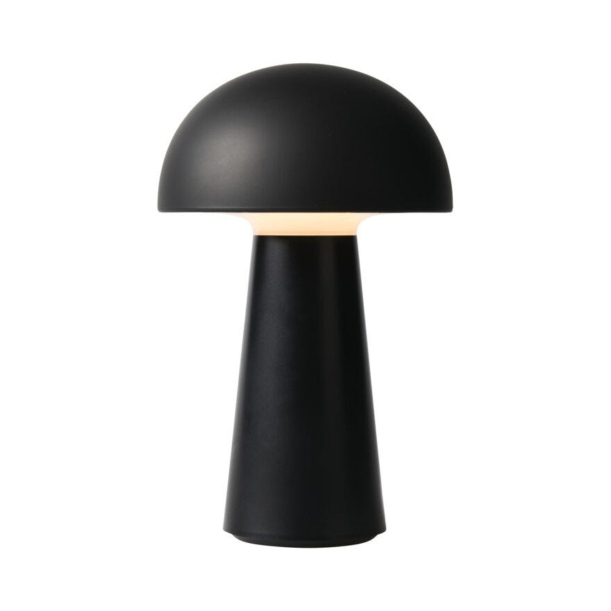 Sindig TO GO Bordlampe oppladbar H22 cm i Svart