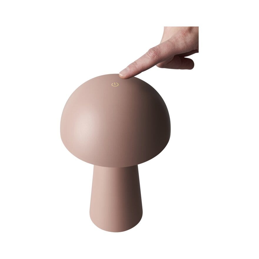 Sindig TO GO Bordlampe oppladbar H22 cm i Rosa