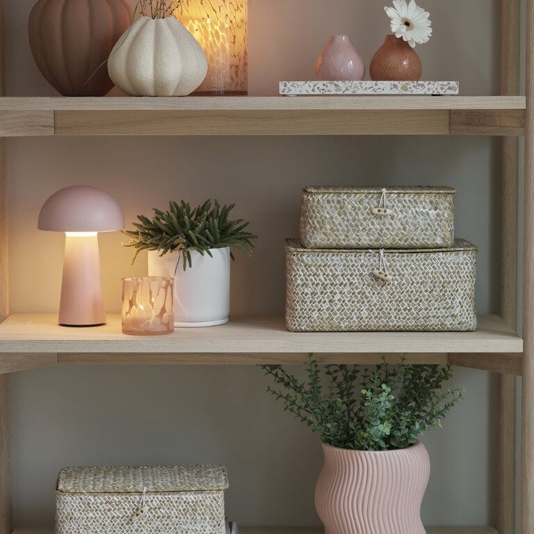 Sindig TO GO Bordlampe oppladbar H22 cm i Rosa