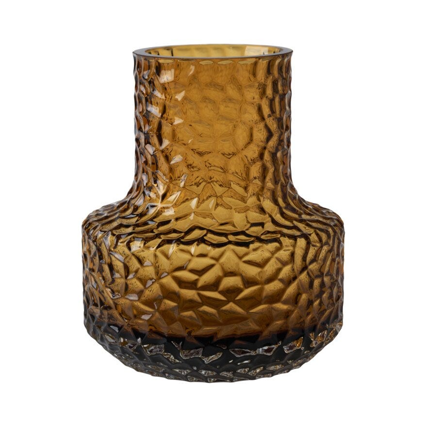 Sindig VARA Vase H19 cm i Brun