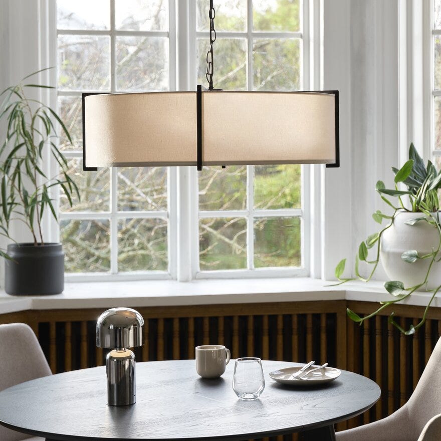 Sindig VERMA Taklampe Ø75 cm i Beige/natur
