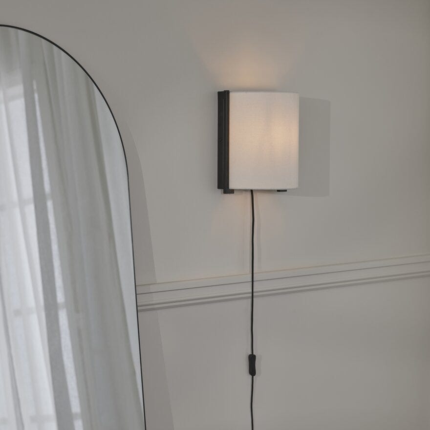 Sindig VERMA Vegglampe H28 cm i Hvit