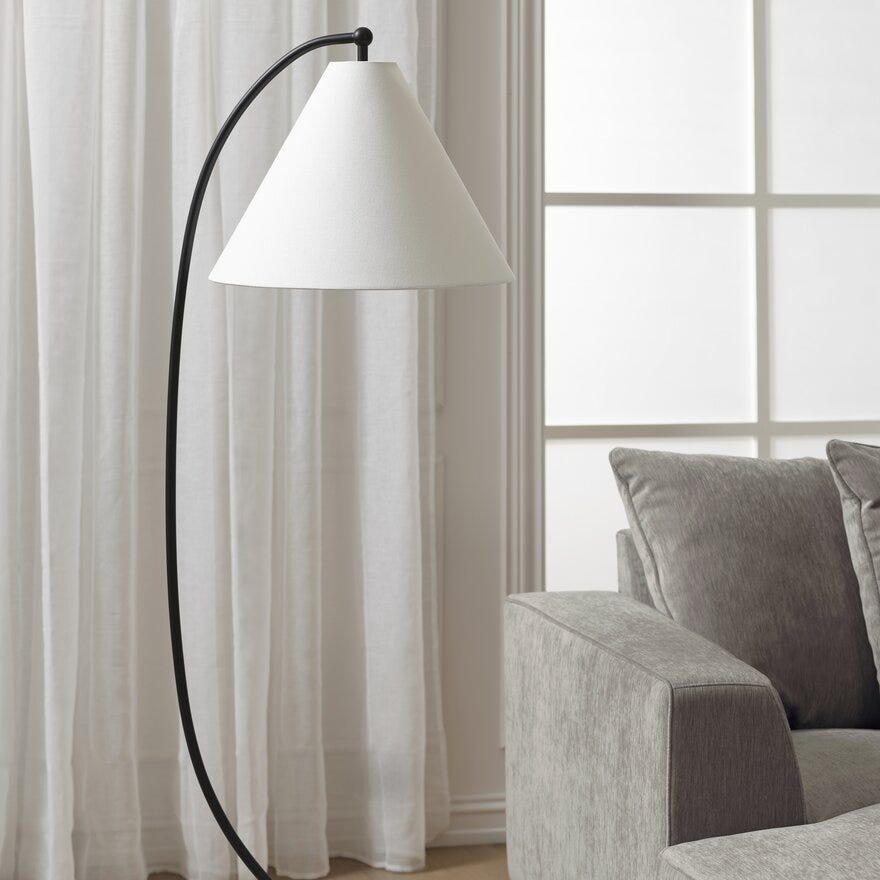 Sindig VINGEL Gulvlampe H151 cm i Hvit