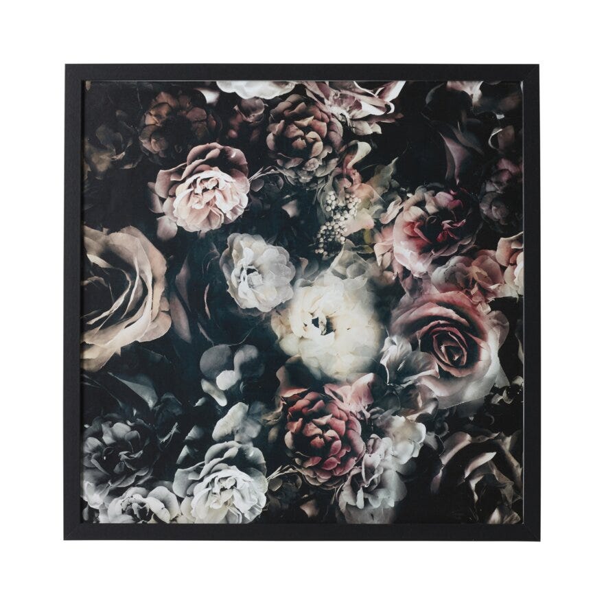 VINTAGE ROSES Poster 40x50 cm i Brun
