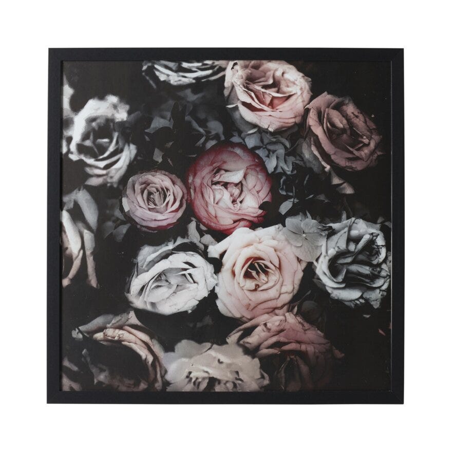 VINTAGE ROSES Poster 40x50 cm i Brun