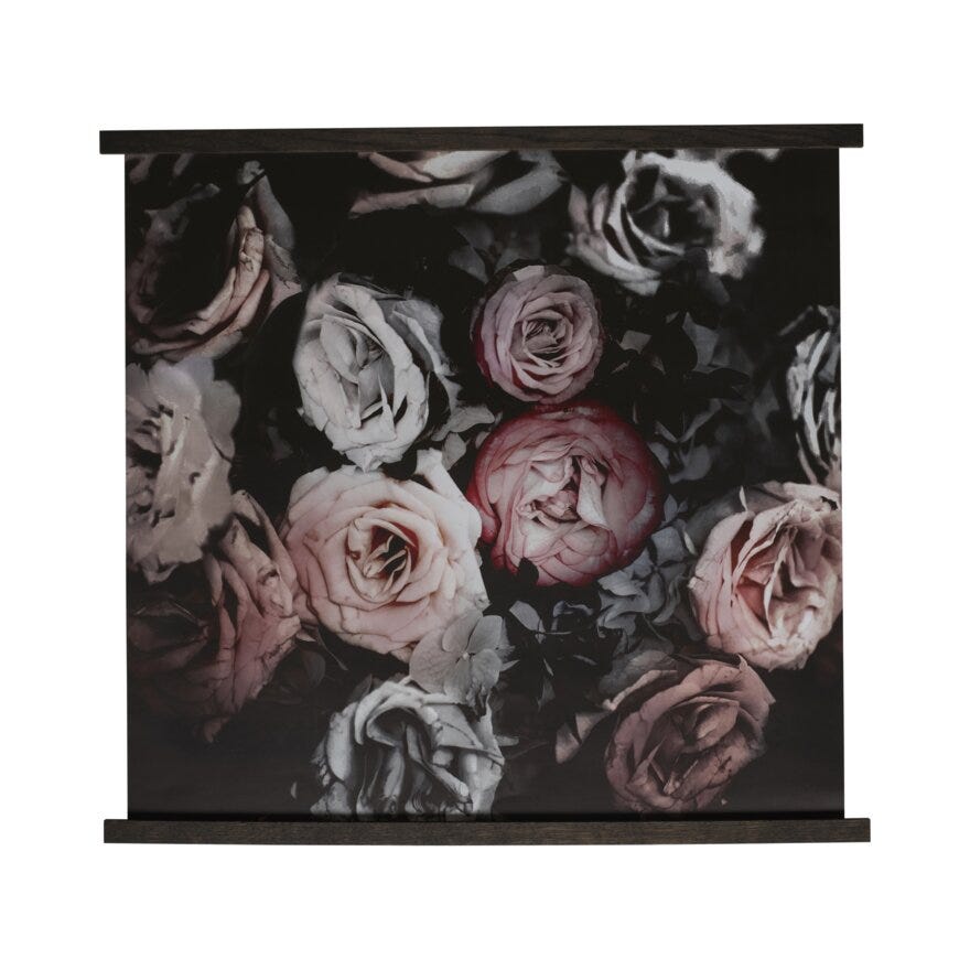VINTAGE ROSES Poster 40x50 cm i Brun