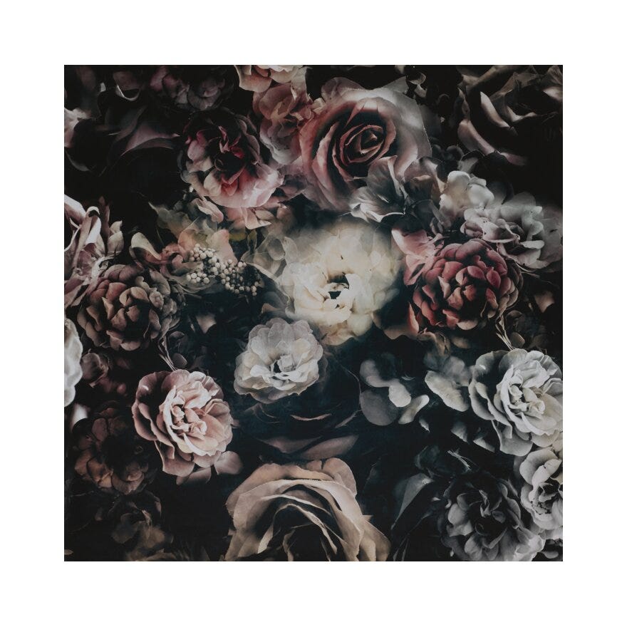 VINTAGE ROSES Poster 40x50 cm i Brun