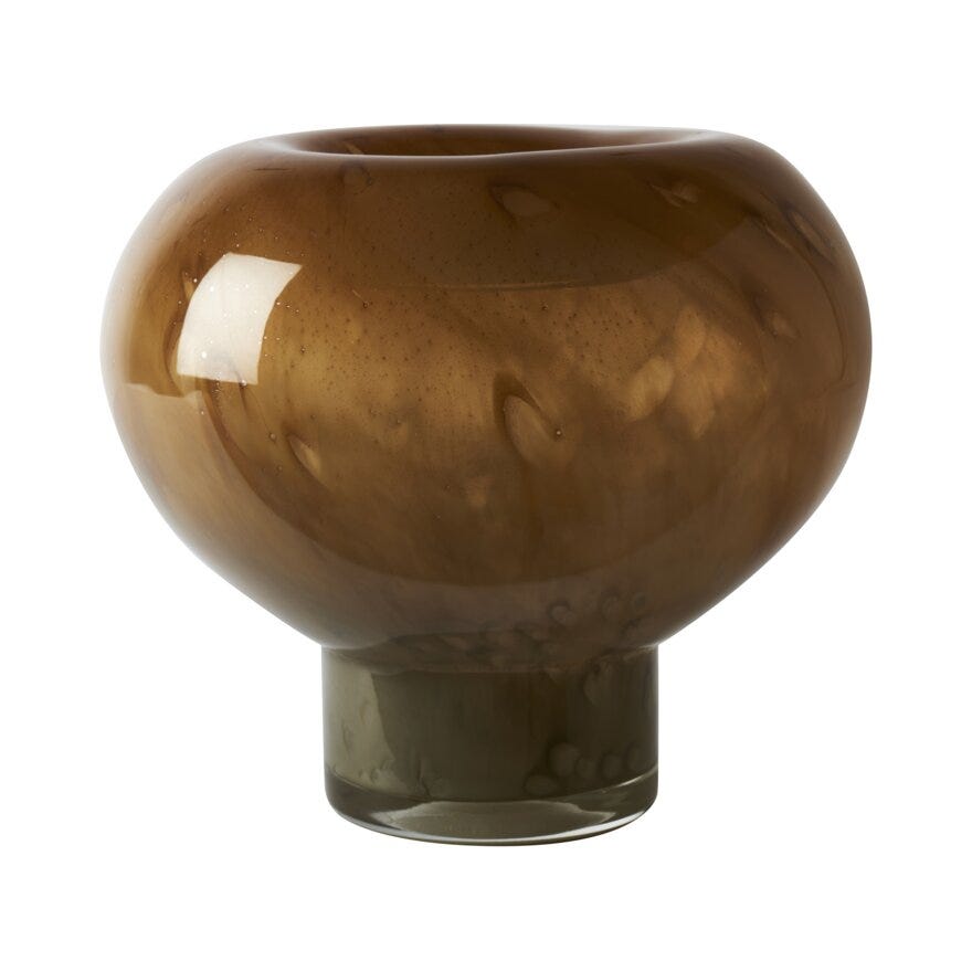 Sindig VORTEX Vase H19 cm i Brun