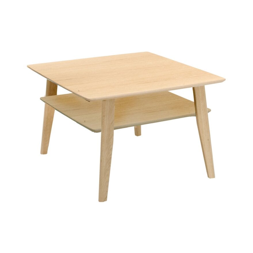 Kleppe BARIO Sofabord 80x80 cm i Beige/natur
