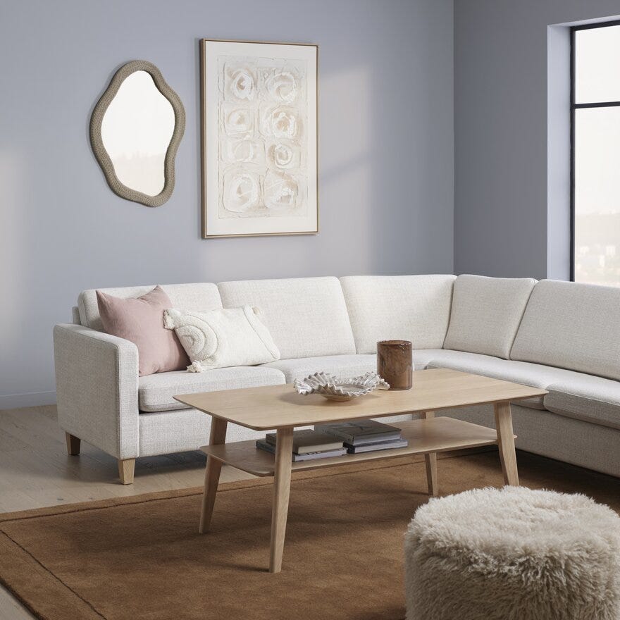 MENOR Bilde 83x123 cm i Beige/natur