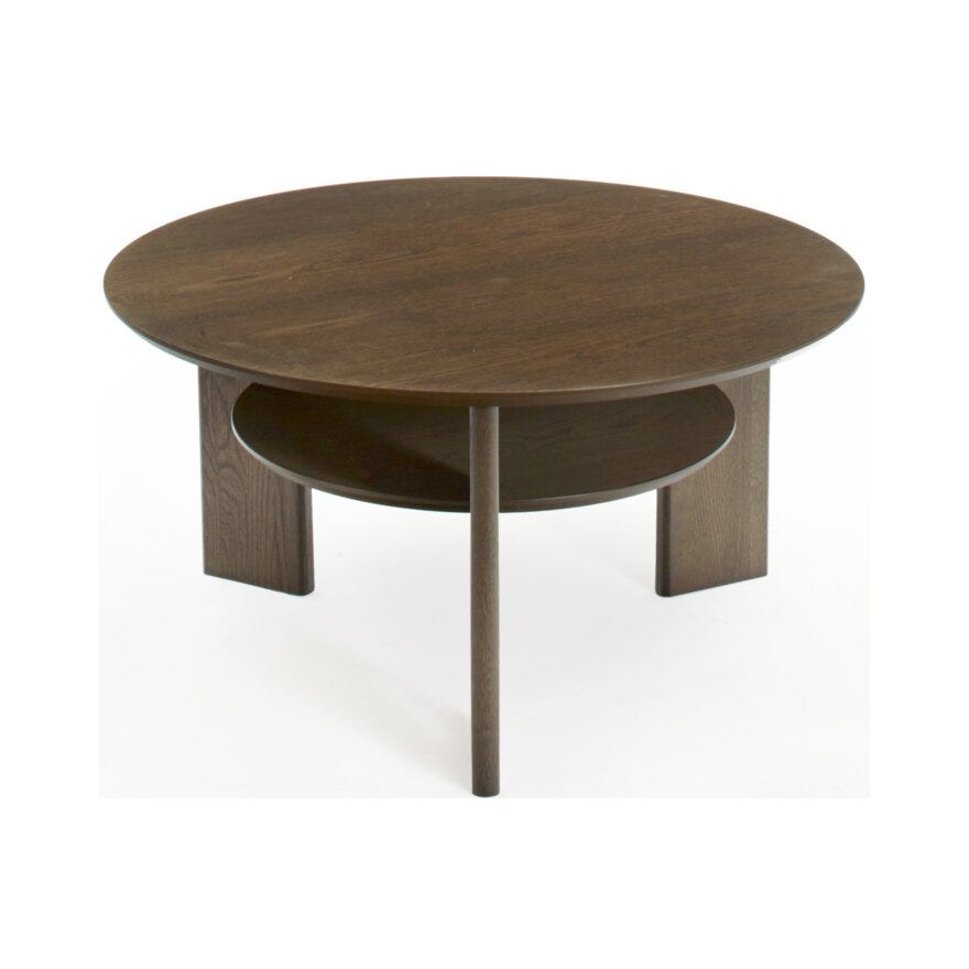 Kleppe BOSTON Sofabord Ø90 cm i Brun