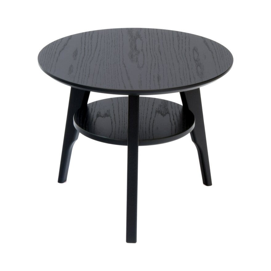 Kleppe PORTO Sofabord Ø55 cm i Svart
