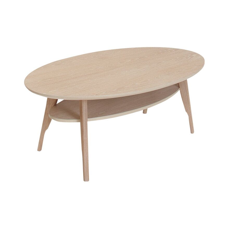 Kleppe PORTO Sofabord 75x135 cm i Beige/natur