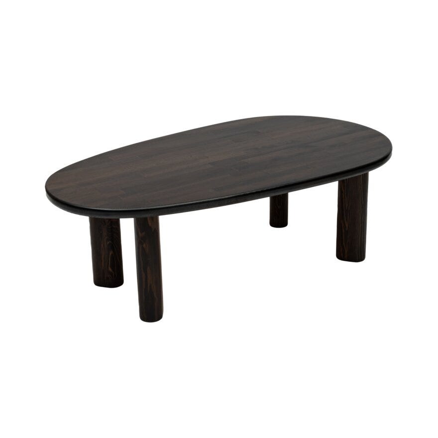 Kleppe SOLUND Ovalt sofabord 66x118 cm i Brun