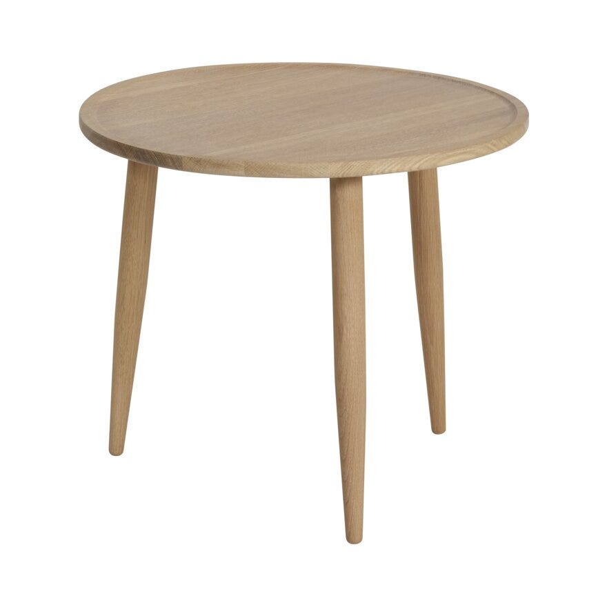 Kleppe TOWN Sofabord Ø60 cm i Beige/natur