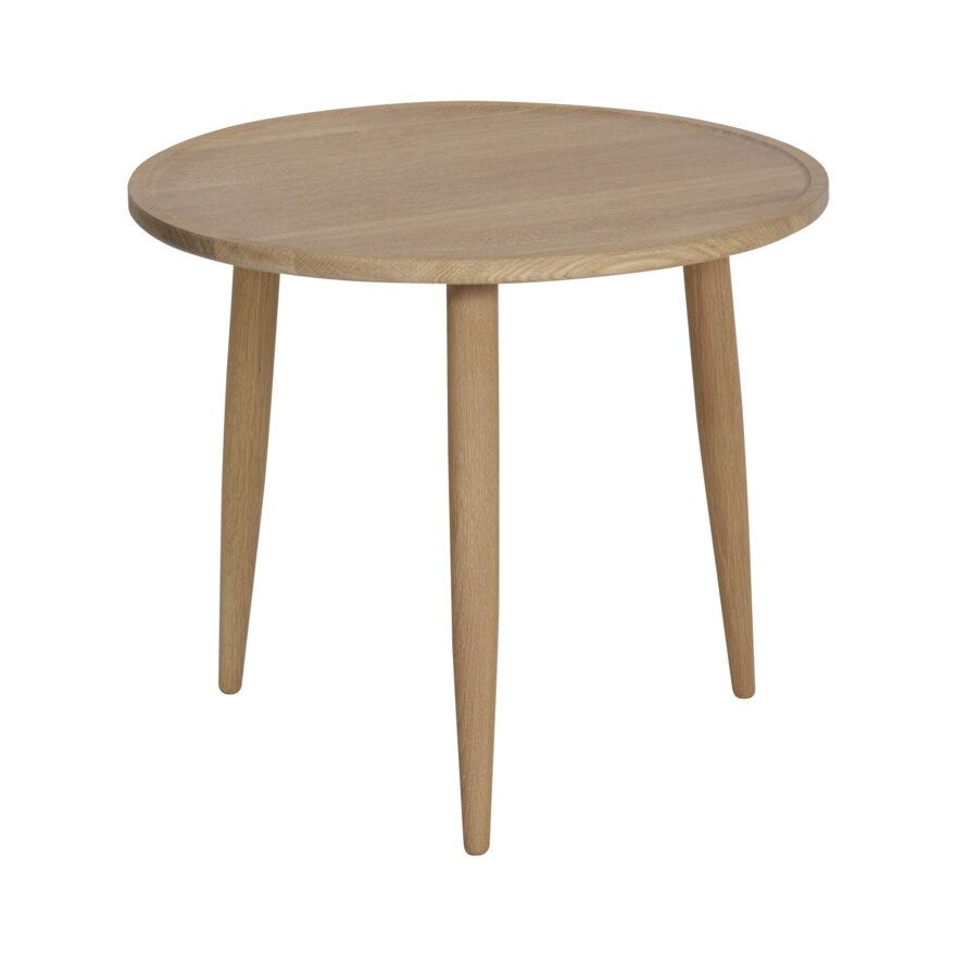 Kleppe TOWN Sofabord Ø60 cm i Beige/natur