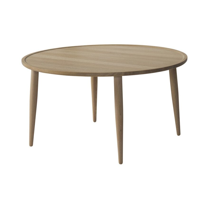 Kleppe TOWN Sofabord Ø90 cm i Beige/natur