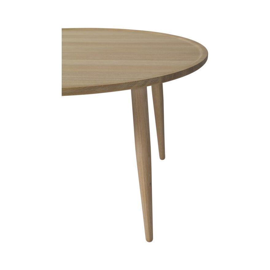 Kleppe TOWN Sofabord Ø90 cm i Beige/natur