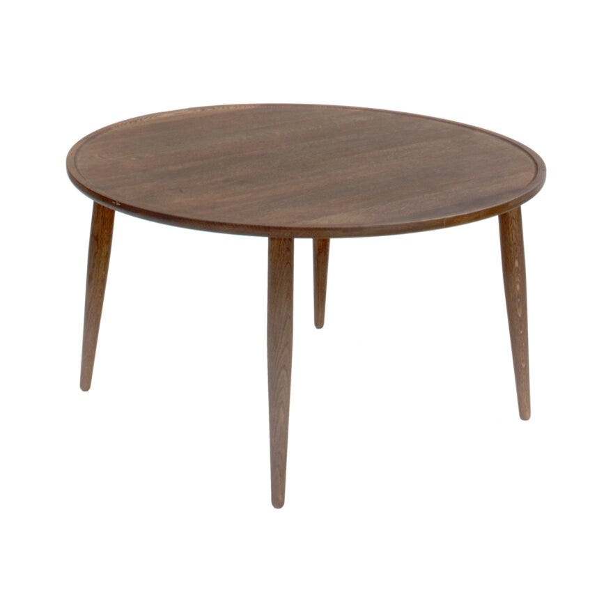 Kleppe TOWN Rundt sofabord Ø90 cm i Brun