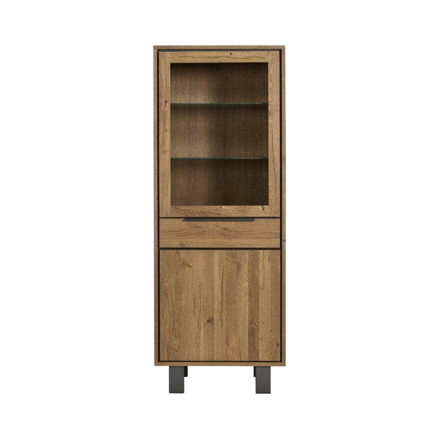Kristensen & Kristensen ELEMENTS STONE Vitrineskap B:70 cm i Brun