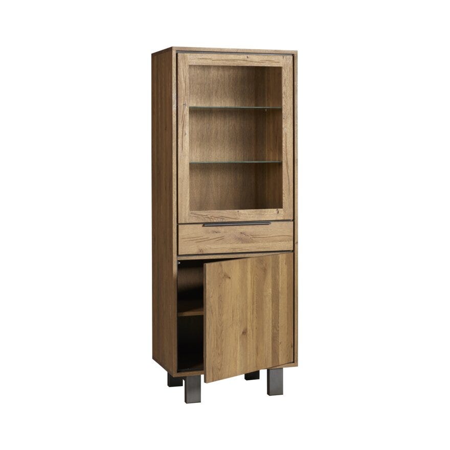Kristensen & Kristensen ELEMENTS STONE Vitrineskap B:70 cm i Brun