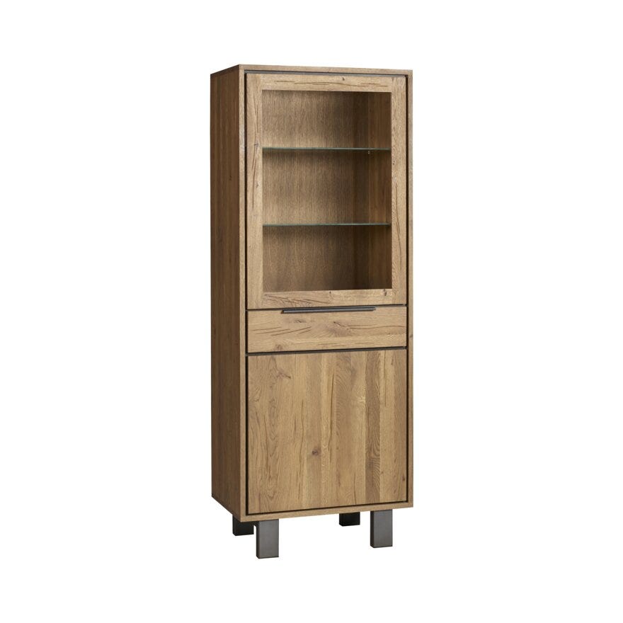 Kristensen & Kristensen ELEMENTS STONE Vitrineskap B:70 cm i Brun