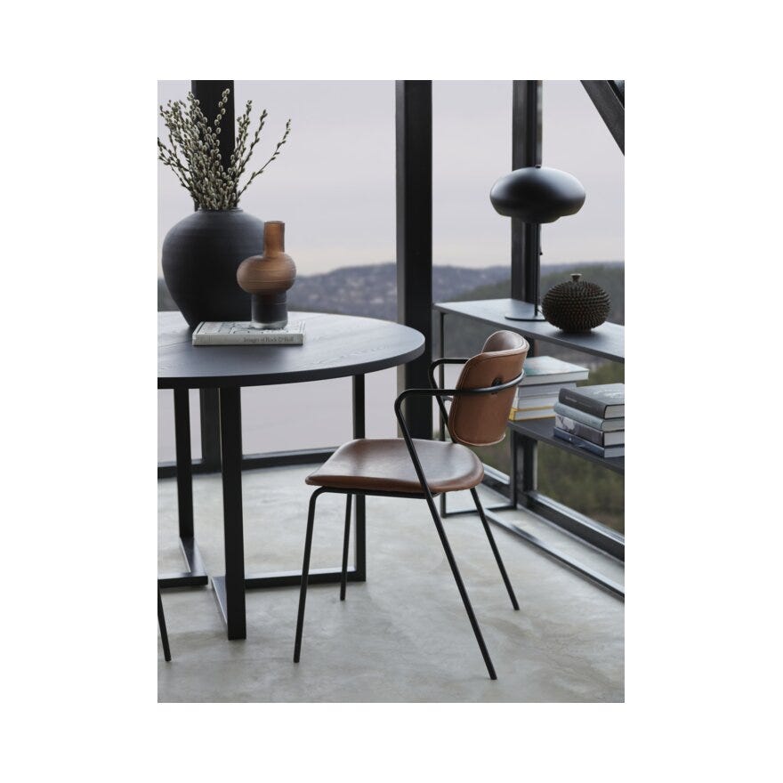 PISA Vase Stor H22.6 cm i Brun