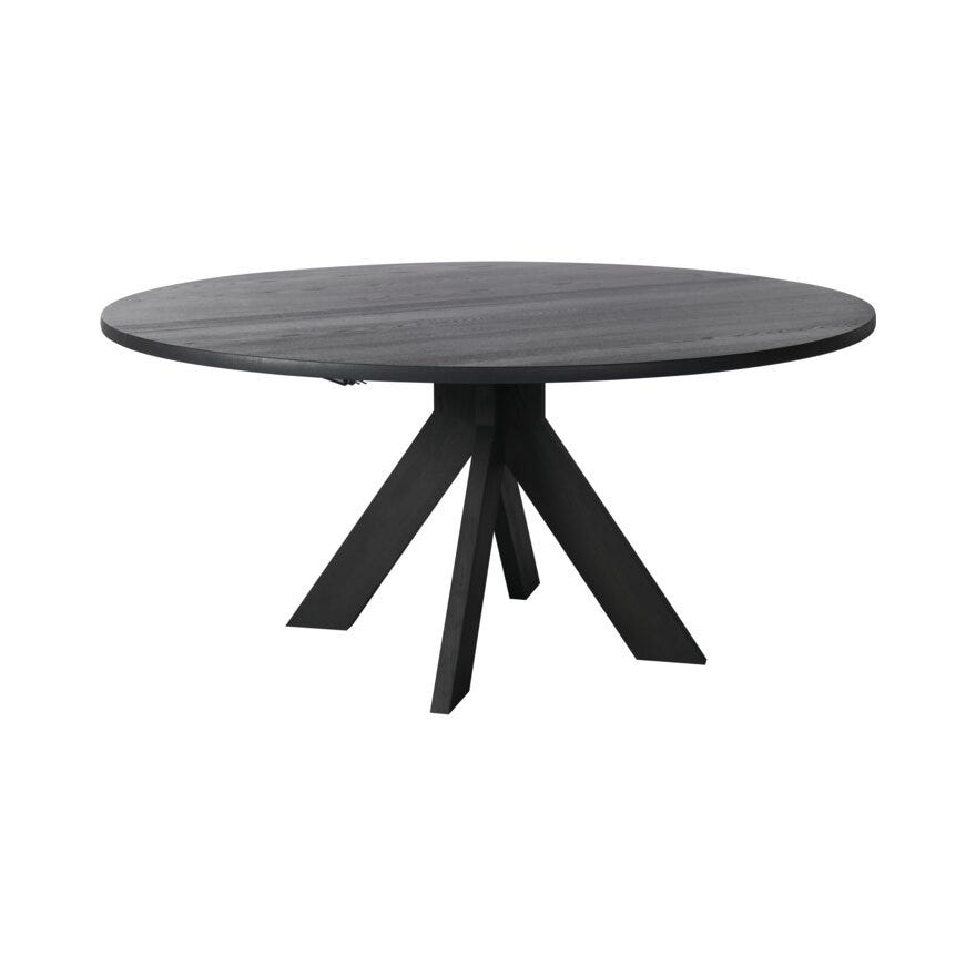 Kristensen & Kristensen ELEMENTS Rundt spisebord Ø160 cm i Svart