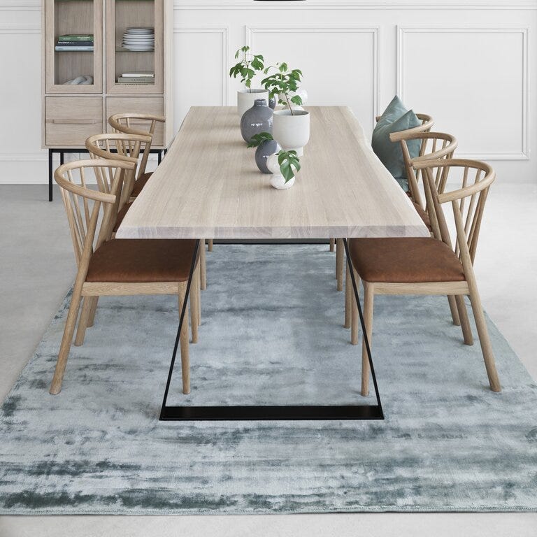 Kristensen & Kristensen ELEMENTS Vitrineskap 86x38 cm i Beige/natur