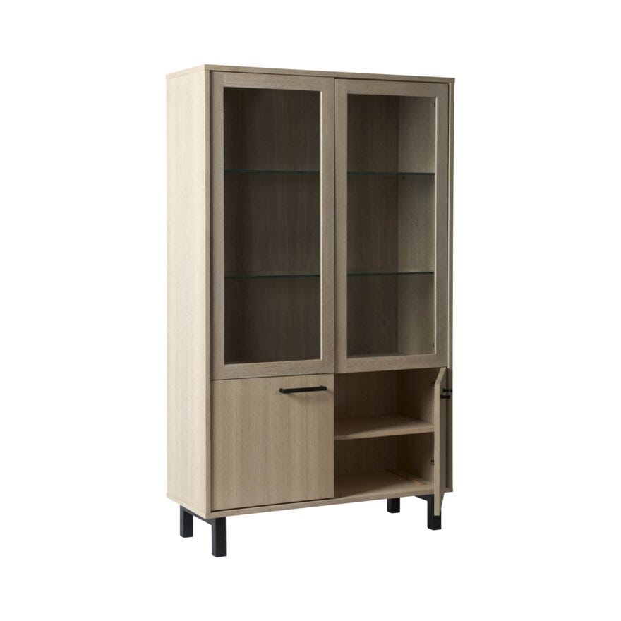Kristensen & Kristensen ELEMENTS Vitrineskap 100x38 cm i Beige/natur