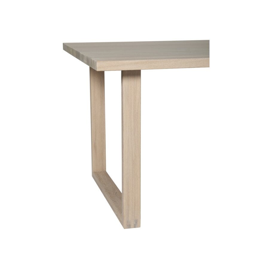 Kristensen & Kristensen ELEMENTS Spisebord 100x220 cm i Beige/natur