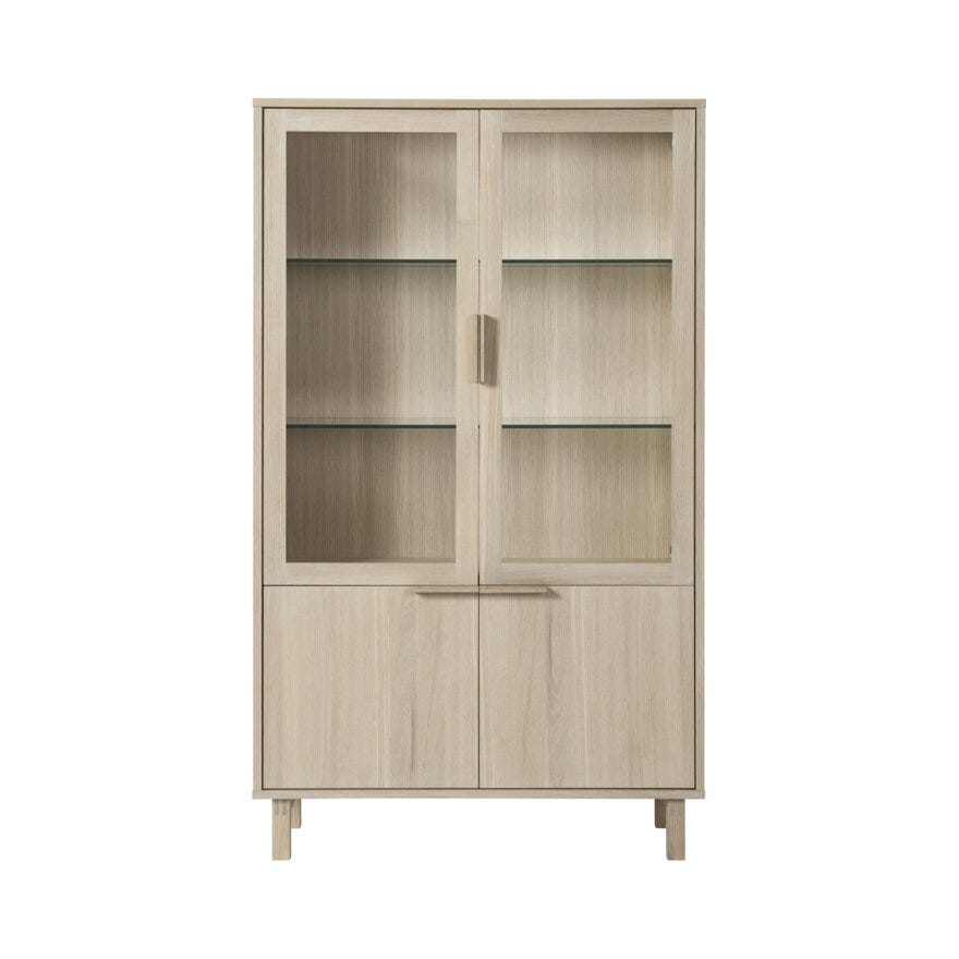 Kristensen & Kristensen ELEMENTS Vitrineskap 100x38 cm i Beige/natur