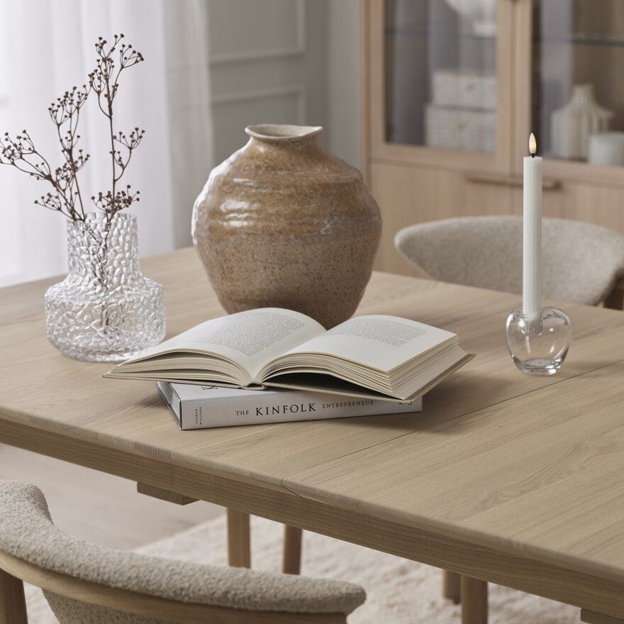 Sindig VARA Vase H19 cm i Klar