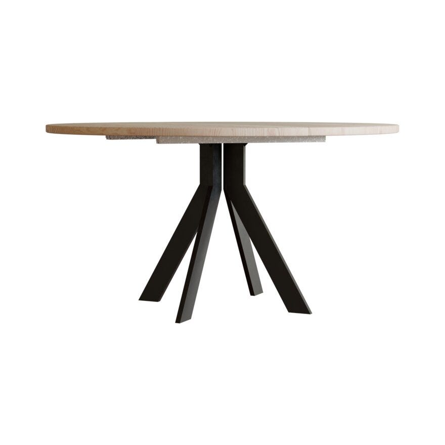 Kristensen & Kristensen ELEMENTS Rundt spisebord Ø120 cm i Hvit