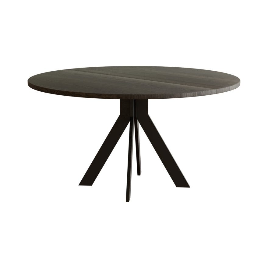 Kristensen & Kristensen ELEMENTS Rundt spisebord Ø140 cm i Brun