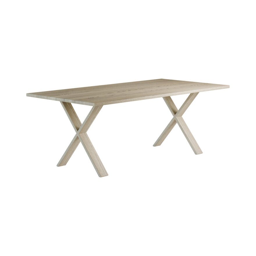 Kristensen & Kristensen ELEMENTS Spisebord 100x220 cm i Beige/natur
