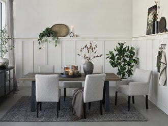 Kristensen & Kristensen PIRO Spisebord 100x220 cm i Brun