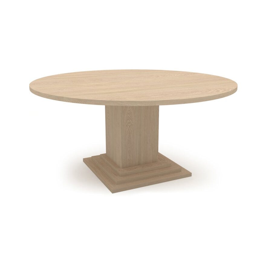 Signature Collection By Halvor Bakke SIGNATURE 1100 Rundt spisebord Ø140 cm i Beige/natur designet av Halvor Bakke