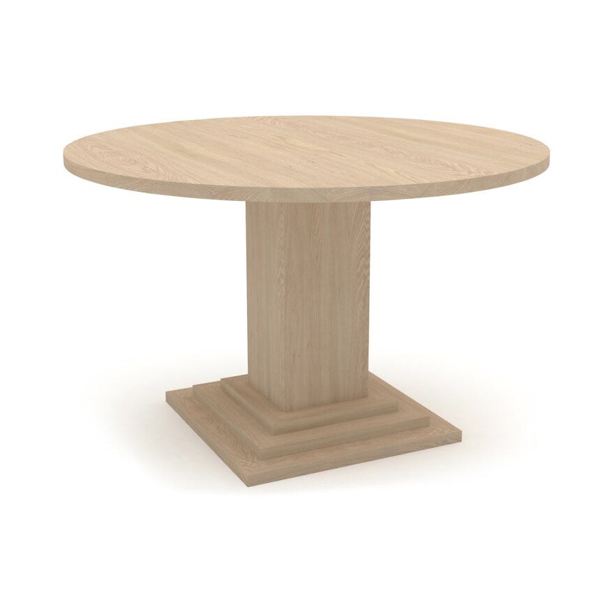 Signature Collection By Halvor Bakke SIGNATURE 1100 Rundt spisebord Ø140 cm i Beige/natur designet av Halvor Bakke